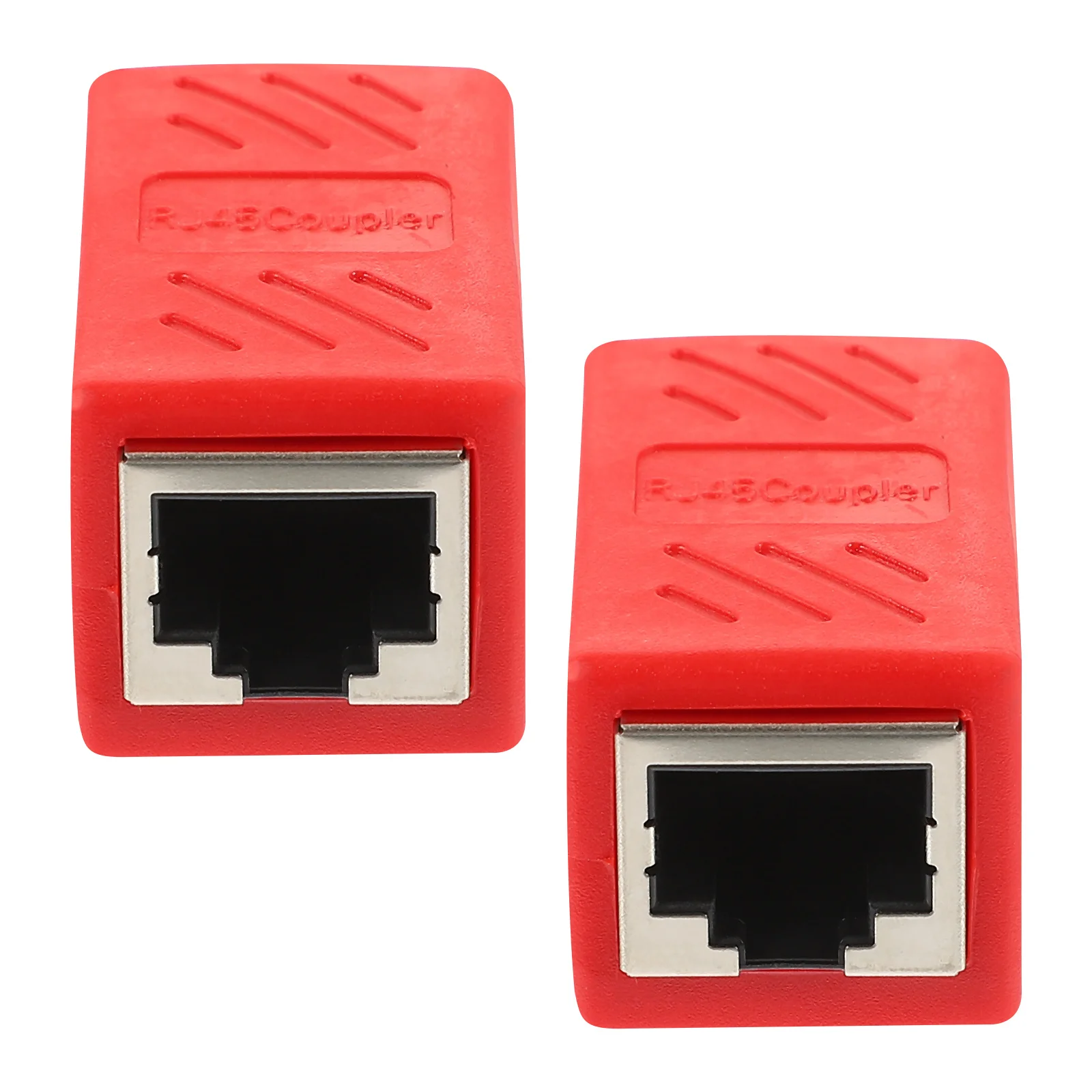 2Pcs Ethernet Connector Female to Female Coupler Extender Adapter for Cat5e Cat6 Network Cable Connection 
2Pcs Ethernet Connector Female to Female Coupler Extender Adapter for Cat5e Cat6 Network Cable Connection