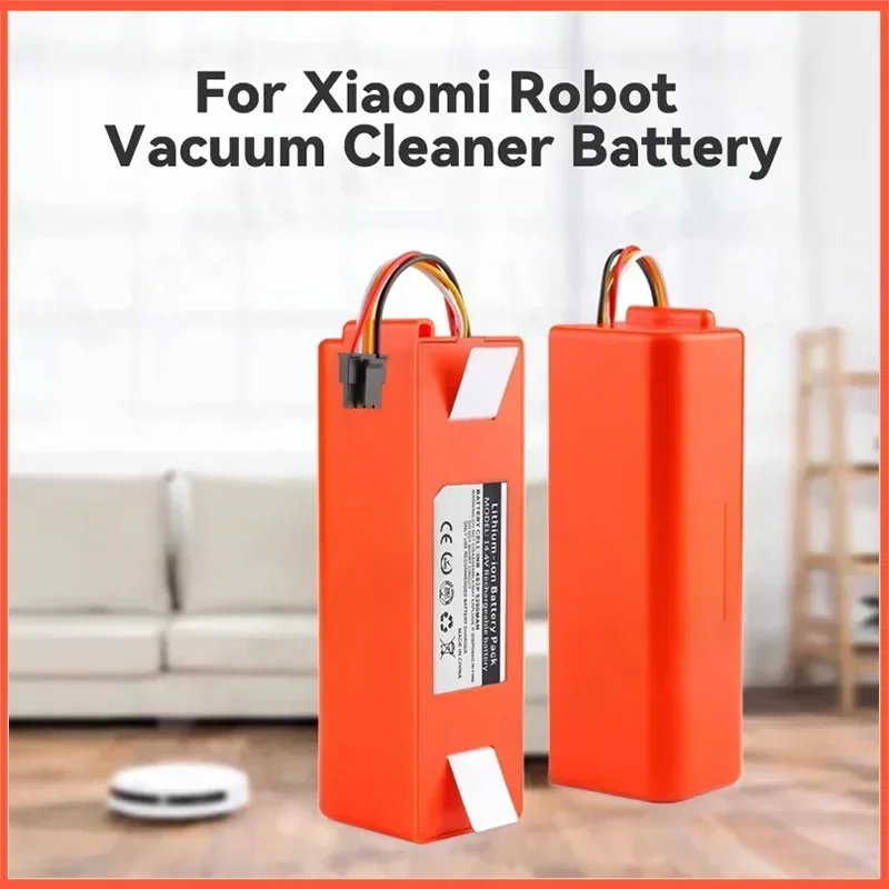 NEW 14.4V 12800mAh Robotic Vacuum Cleaner Replacement Battery For Xiaomi Roborock S55 S60 S65 S50 S51 S5 MAX S6 Parts
NEW 14.4V 12800mAh Robotic Vacuum Cleaner Replacement Battery For Xiaomi Roborock S55 S60 S65 S50 S51 S5 MAX S6 Parts