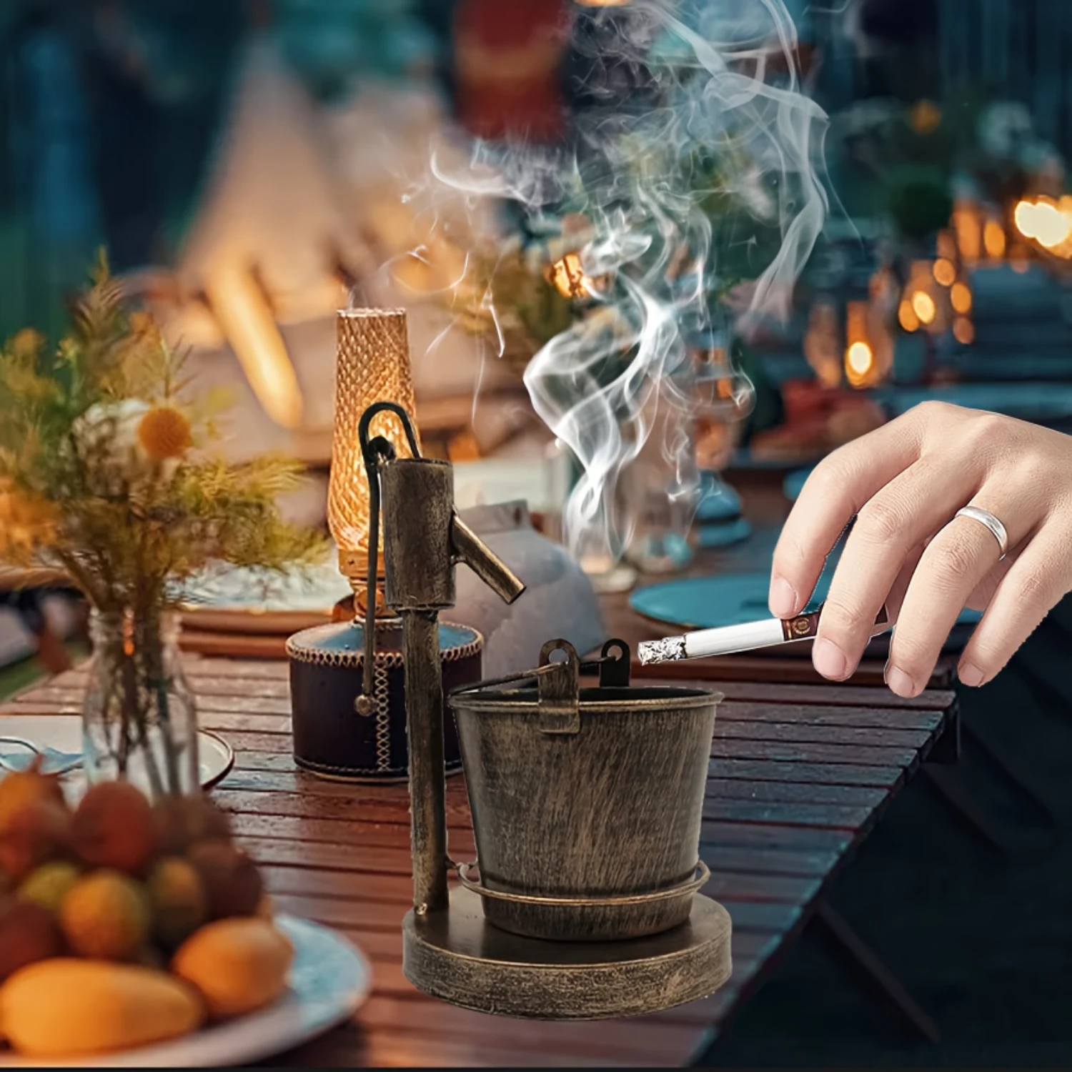 Decorative Iron Ashtray - Perfect for outdoor party, , Office, and Use - Great Gift for Men and Women - Ideal for Christmas and
Decorative Iron Ashtray - Perfect for outdoor party, , Office, and Use - Great Gift for Men and Women - Ideal for Christmas and