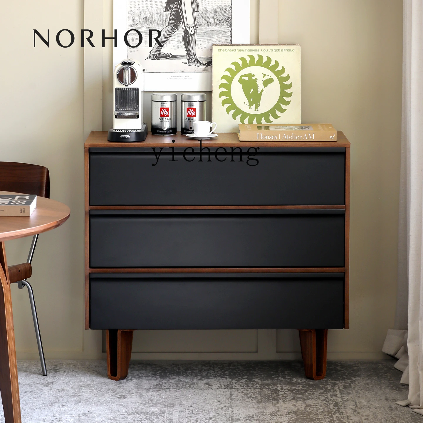 LX Drawer Cabinet with High Legs 
LX Drawer Cabinet with High Legs