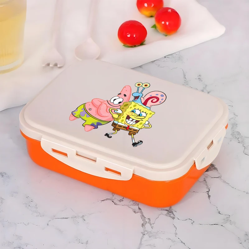 SpongeBobs Lunch Box Cartoon Bento Case with Fork Spoon Microwave Meal Boxes School Office Leakproof Food Storage Container Gift
SpongeBobs Lunch Box Cartoon Bento Case with Fork Spoon Microwave Meal Boxes School Office Leakproof Food Storage Container Gift