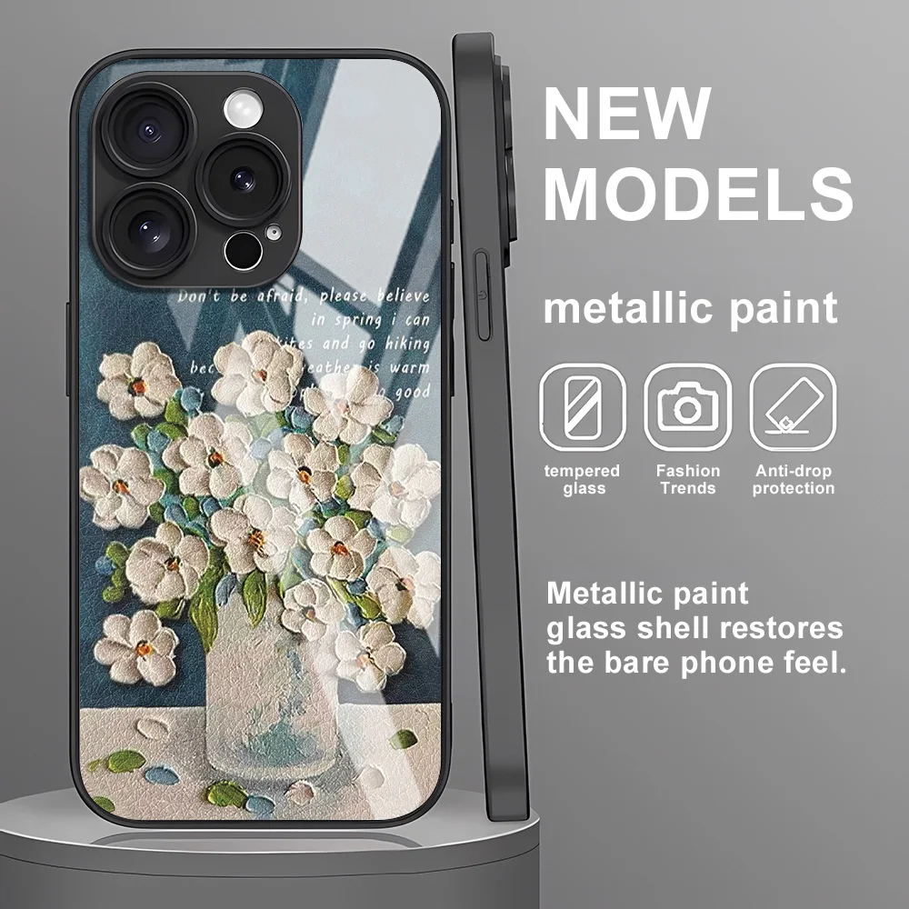 Camellia Glass Case For Samsung A35 A36 A53 A54 A55 5G A56 A34 A33 A26 A25 A16 A15 A13 S25 Ultra S24 S23 S22 Plus S21 FE Covers
Camellia Glass Case For Samsung A35 A36 A53 A54 A55 5G A56 A34 A33 A26 A25 A16 A15 A13 S25 Ultra S24 S23 S22 Plus S21 FE Covers
