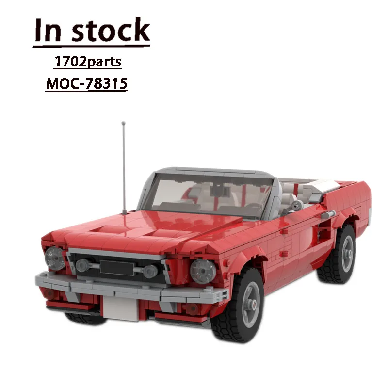MOC-78315 Nový Červený Klasický Konvertibilní Sestava Prošívání Stavebního Bloku Model1702 Dílů Dětská Narozeninová Hračka Dárek
MOC-78315 Nový Červený Klasický Konvertibilní Sestava Prošívání Stavebního Bloku Model1702 Dílů Dětská Narozeninová Hračka Dárek