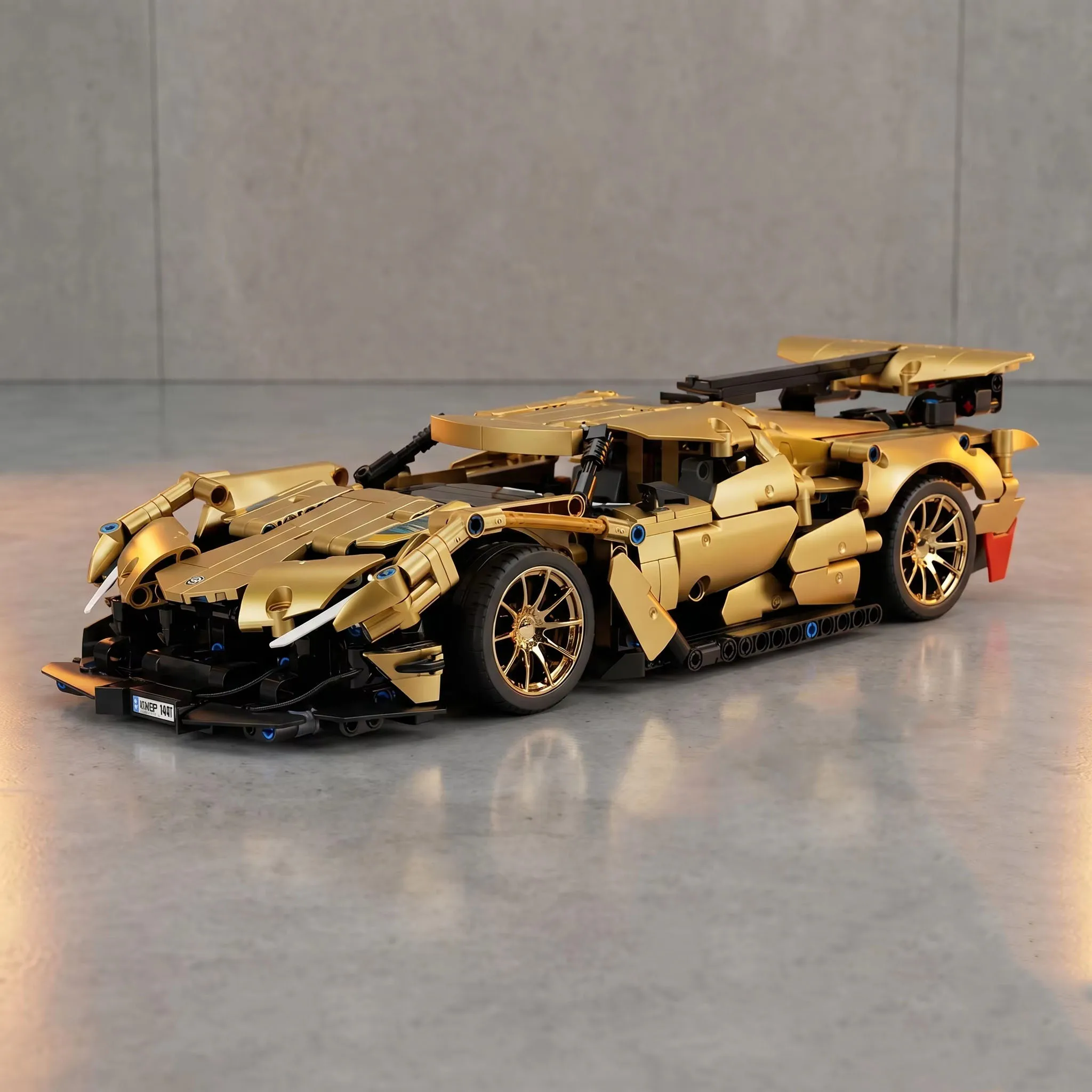 Golden Static Hyper Racing Car Building Blocks 1057PCS Luxury Technologie Sports Vehicle Model Bricks Educational Holiday Gift
Golden Static Hyper Racing Car Building Blocks 1057PCS Luxury Technologie Sports Vehicle Model Bricks Educational Holiday Gift