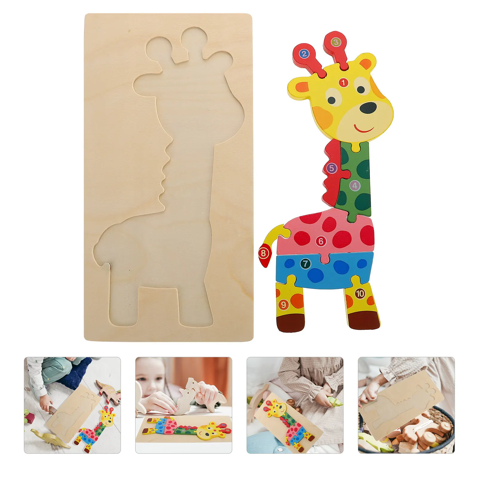 Giraffe Jigsaw Puzzle Wooden Educational Early Learning Cognitive Development Kids Puzzle Plaything Cartoon Animal Board
Giraffe Jigsaw Puzzle Wooden Educational Early Learning Cognitive Development Kids Puzzle Plaything Cartoon Animal Board