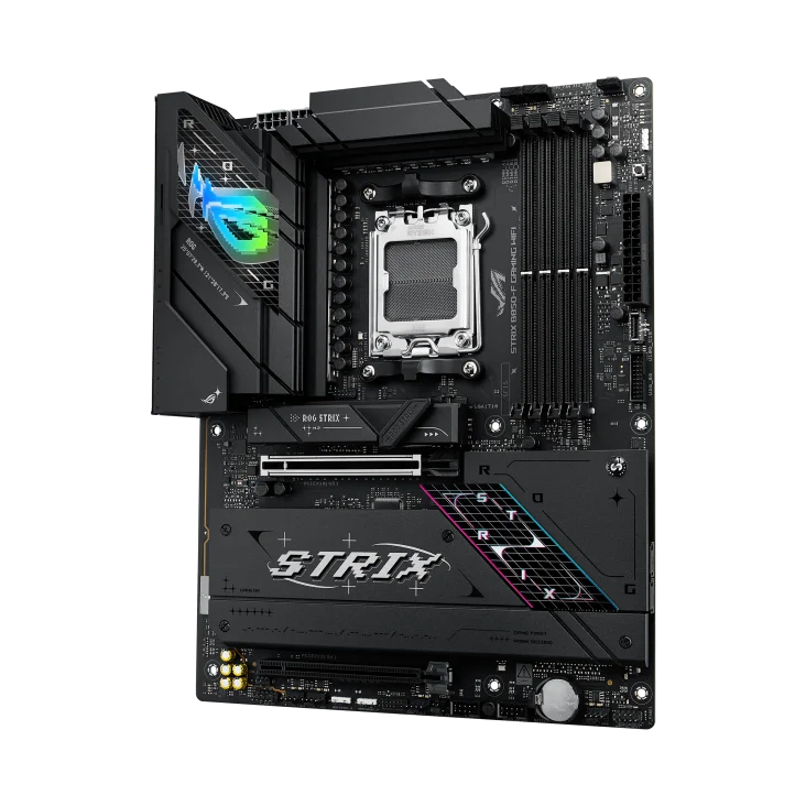 AS-US ROG Strix B850-F Gaming WIFI7 ATX Desktop Motherboard for AMD B850 Supports DDR5 RAM & PCIe 5.0 M.2 New Product
AS-US ROG Strix B850-F Gaming WIFI7 ATX Desktop Motherboard for AMD B850 Supports DDR5 RAM & PCIe 5.0 M.2 New Product
