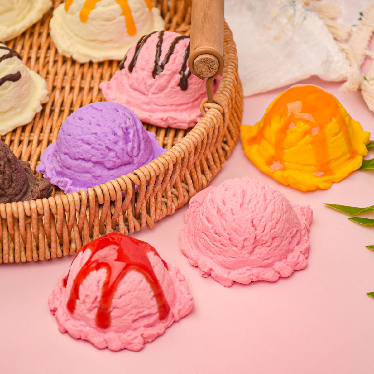 Artificial Ice Cream Fruit Jam Milk Ice Cream Ball Dessert Model Simulation Food Play Decoration Scale Ornaments Food Toys
Artificial Ice Cream Fruit Jam Milk Ice Cream Ball Dessert Model Simulation Food Play Decoration Scale Ornaments Food Toys