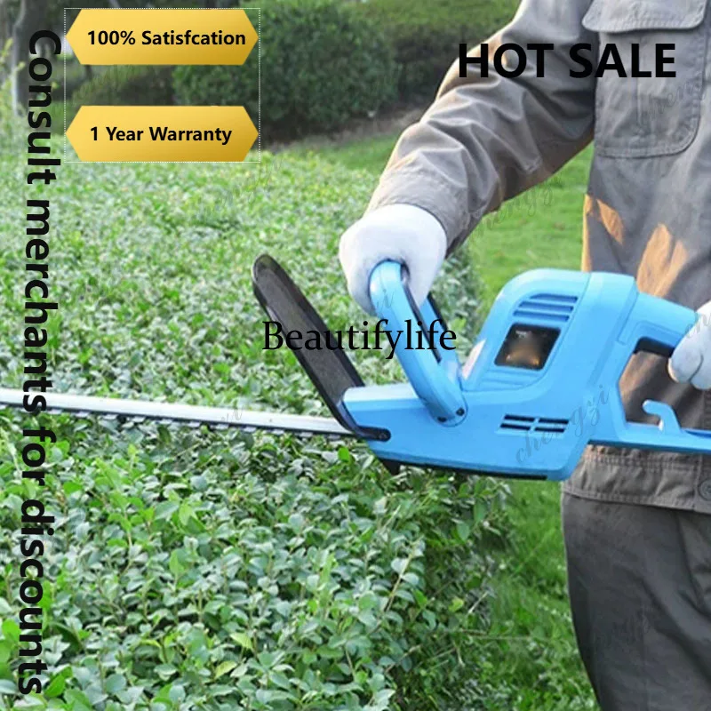 Cordless Handheld Electric Hedge Trimmer Multifunctional Lawn Mower Shrub Pruner Garden Bush Trimming Toolsh178
Cordless Handheld Electric Hedge Trimmer Multifunctional Lawn Mower Shrub Pruner Garden Bush Trimming Toolsh178