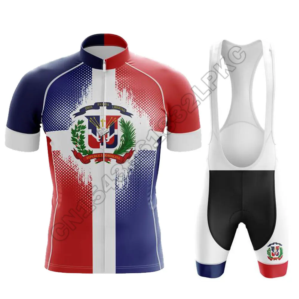 Dominican Republic 2022 Men's Summer Short Sleeves Cycling Jersey Set MTB Bike Uniform Triathlon Breathable Ropa Ciclismo Verano
Dominican Republic 2022 Men's Summer Short Sleeves Cycling Jersey Set MTB Bike Uniform Triathlon Breathable Ropa Ciclismo Verano