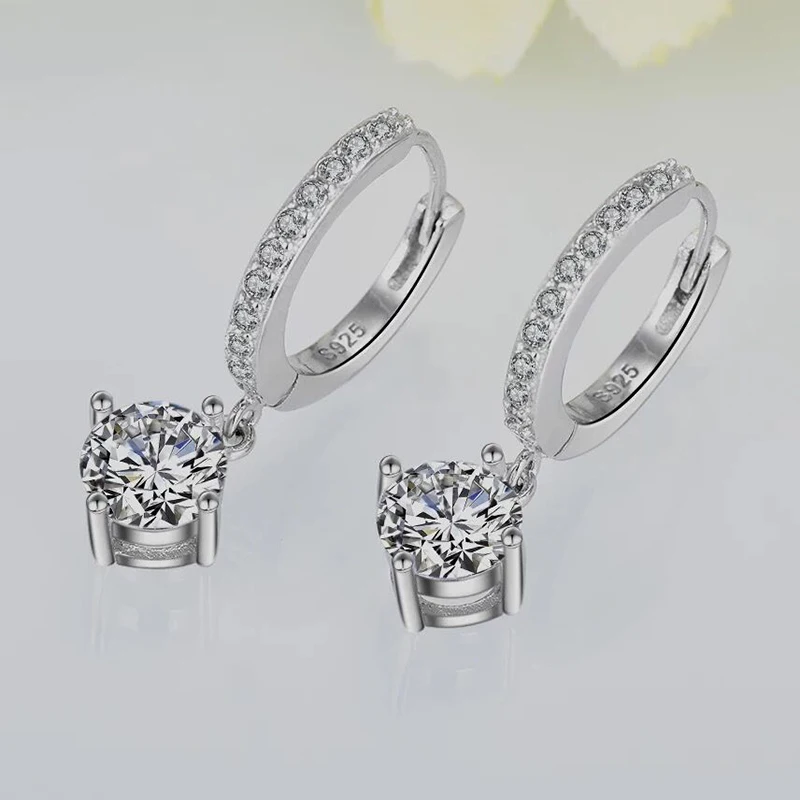 New 925 Sterling Silver Ring Earrings Personalized Charming Women Earrings Birthday Party Gift for Friends Exquisite Accessories
New 925 Sterling Silver Ring Earrings Personalized Charming Women Earrings Birthday Party Gift for Friends Exquisite Accessories
