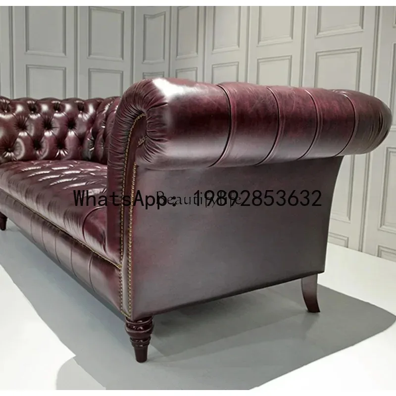 light luxury leather office retro single and double three-person oil wax leather sofa small apartment
light luxury leather office retro single and double three-person oil wax leather sofa small apartment