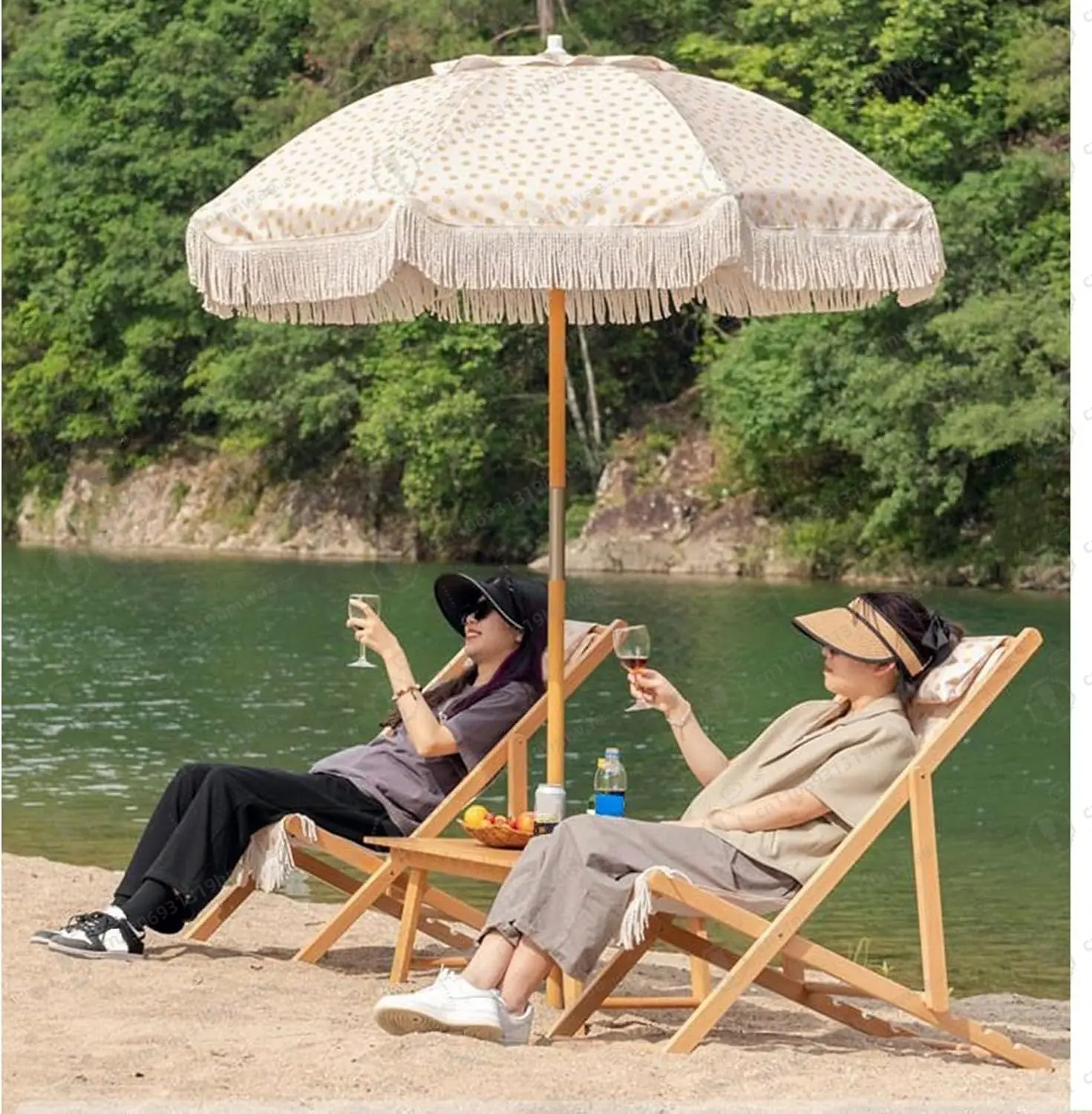 6 Ft Boho Beach Umbrella with Fringe, Sunlight Protection, Waterprooffor Yard Umbrella, for Outdoor Holiday Garden Pool
6 Ft Boho Beach Umbrella with Fringe, Sunlight Protection, Waterprooffor Yard Umbrella, for Outdoor Holiday Garden Pool