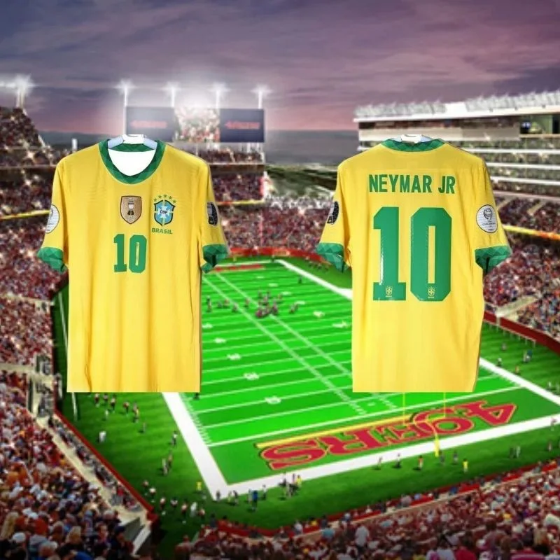 Brazilian Home Court Player Jersey, Printed Version, Breathable and Comfortable, for Outdoor Motorcycle, Short Sleeves, 2021
Brazilian Home Court Player Jersey, Printed Version, Breathable and Comfortable, for Outdoor Motorcycle, Short Sleeves, 2021