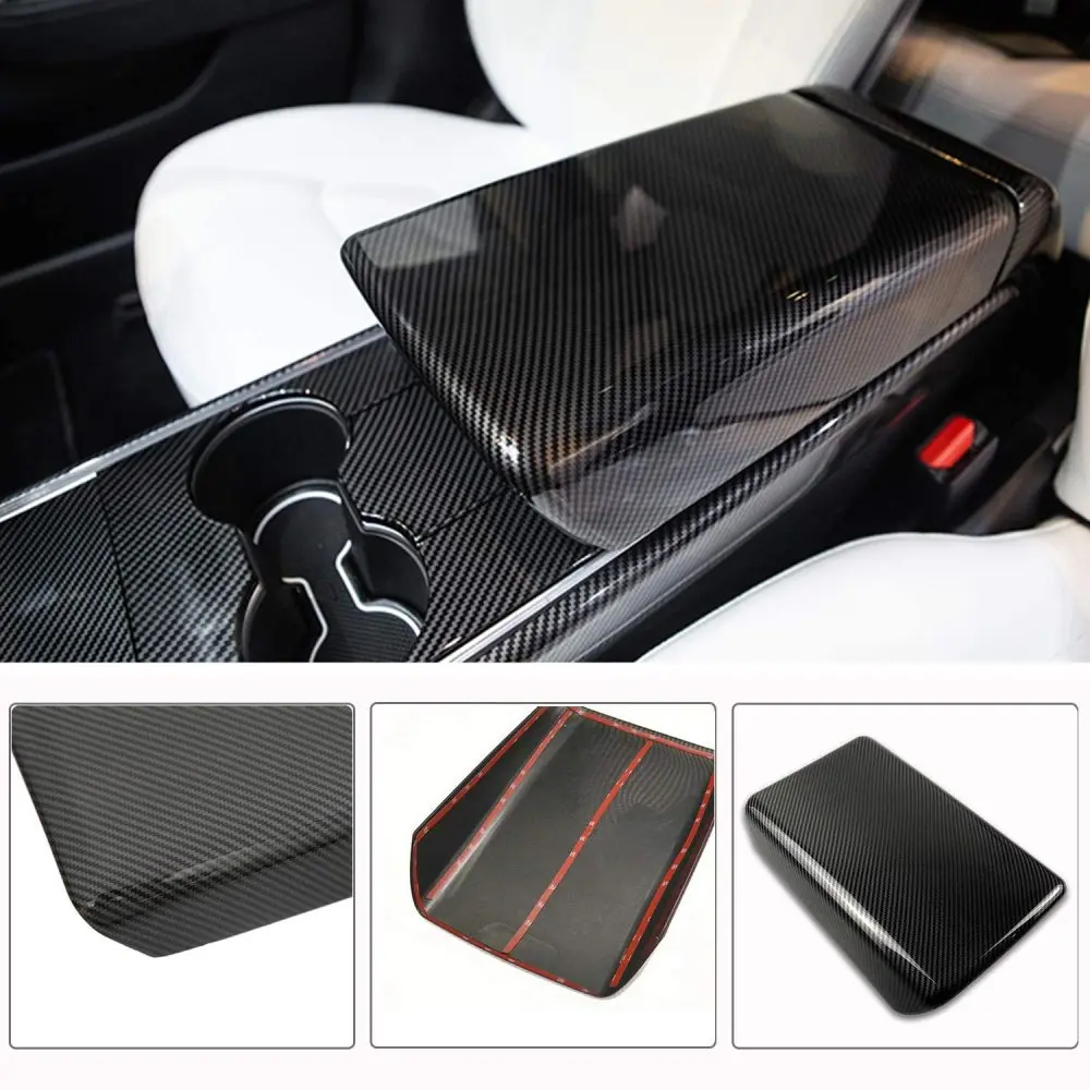 Carbon Fiber Center Console Cover Armrest Protector For Tesla Model 3 Model Y Mid-console Armrest Dropshipping
Carbon Fiber Center Console Cover Armrest Protector For Tesla Model 3 Model Y Mid-console Armrest Dropshipping