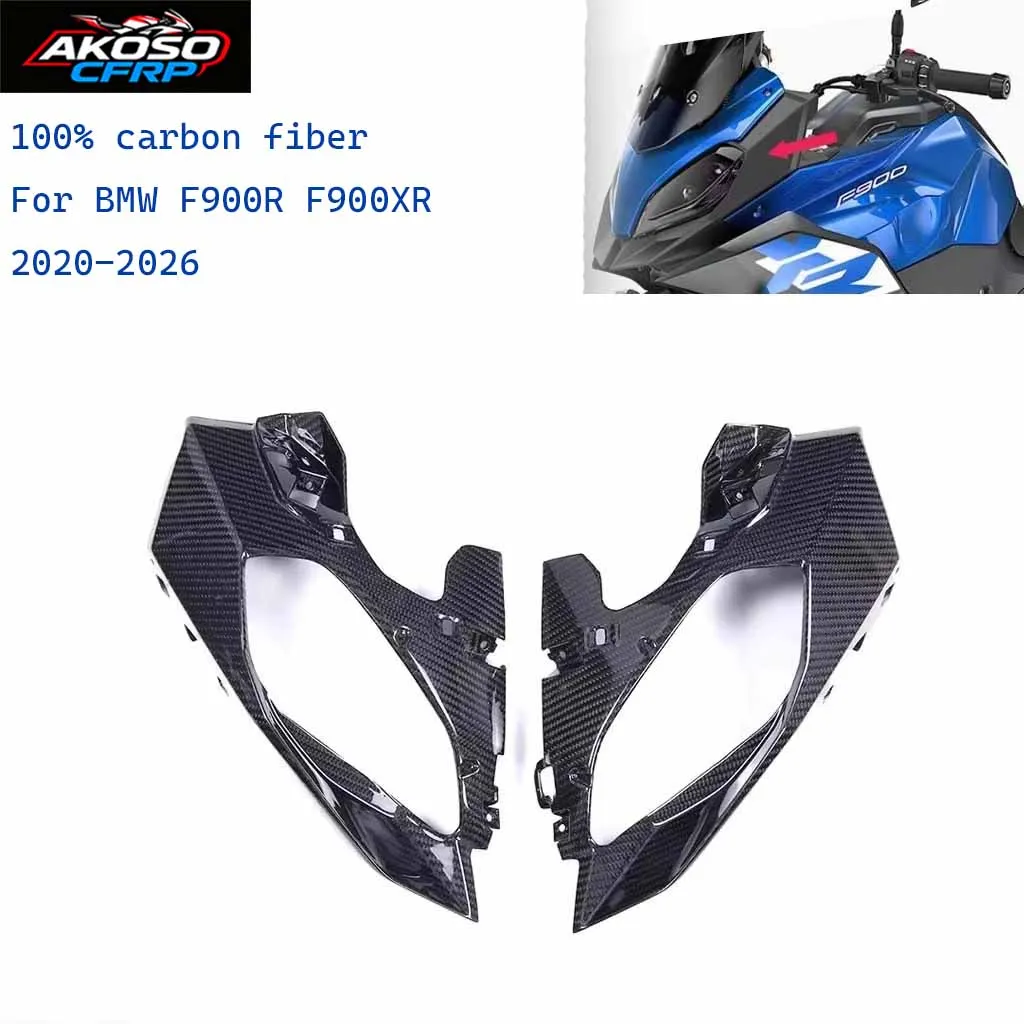 For BMW F900XR 2020-2026 Motorcycle Front Lamp Guard 100% 3K Dry Carbon Fiber Fairing Headlight Cover Protector Accessories
For BMW F900XR 2020-2026 Motorcycle Front Lamp Guard 100% 3K Dry Carbon Fiber Fairing Headlight Cover Protector Accessories