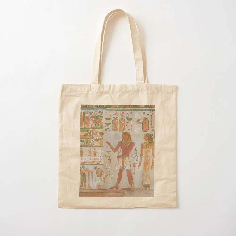 Thutmose I and Queen Senseneb by Howard Carter Tote Bag Custom bag Woman shopper bag Women's tote men
Thutmose I and Queen Senseneb by Howard Carter Tote Bag Custom bag Woman shopper bag Women's tote men
