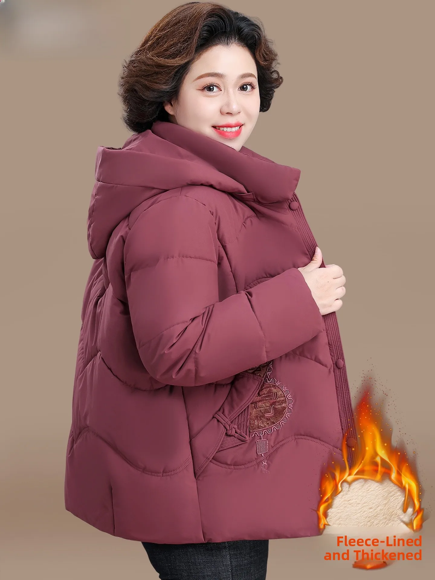 Женская утепленная куртка-пуховик для среднего и позднего возраста, теплая, модная, с длинными брюками, на молнии, с вышивкой, в китайском стиле
Женская утепленная куртка-пуховик для среднего и позднего возраста, теплая, модная, с длинными брюками, на молнии, с вышивкой, в китайском стиле