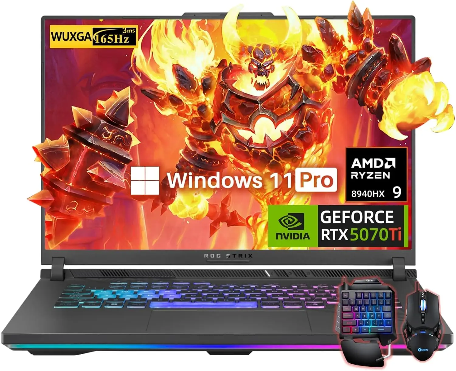 Игровой ноутбук ASUS ROG Strix G16 (2025), NVIDIA RTX 5070Ti 12 ГБ GDDR7, AMD Ryzen 9 8940HX (16 ядер, 32 потока, Turbo 5.3 ГГц)
Игровой ноутбук ASUS ROG Strix G16 (2025), NVIDIA RTX 5070Ti 12 ГБ GDDR7, AMD Ryzen 9 8940HX (16 ядер, 32 потока, Turbo 5.3 ГГц)