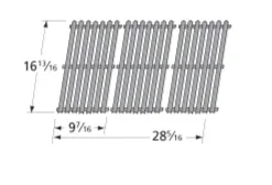 16 13/16 x 28 5/16, Charbroil, Outdoor Gourmet Cooking Grates
16 13/16 x 28 5/16, Charbroil, Outdoor Gourmet Cooking Grates