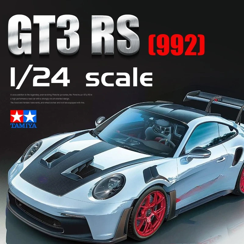 TAMIYA Plastic assembly car scale model kit 24370 911 GT3 RS (992) sports car 1/24 toy DIY collection gift
TAMIYA Plastic assembly car scale model kit 24370 911 GT3 RS (992) sports car 1/24 toy DIY collection gift