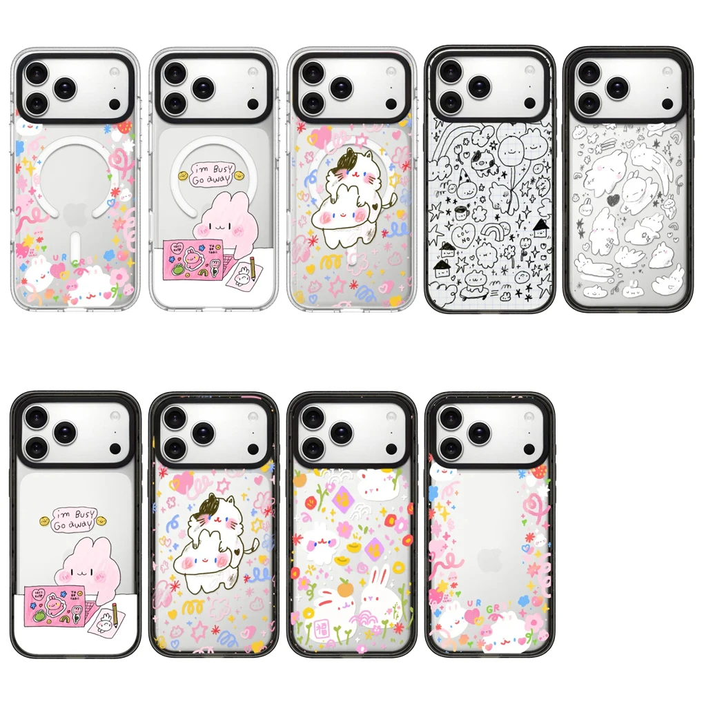 Pink White Rabbit 2.0 Acrylic Black Border Phone Cover for IPhone 12 13 14 15 16 17 Pro Max Case for IPhone 17 Air
Pink White Rabbit 2.0 Acrylic Black Border Phone Cover for IPhone 12 13 14 15 16 17 Pro Max Case for IPhone 17 Air