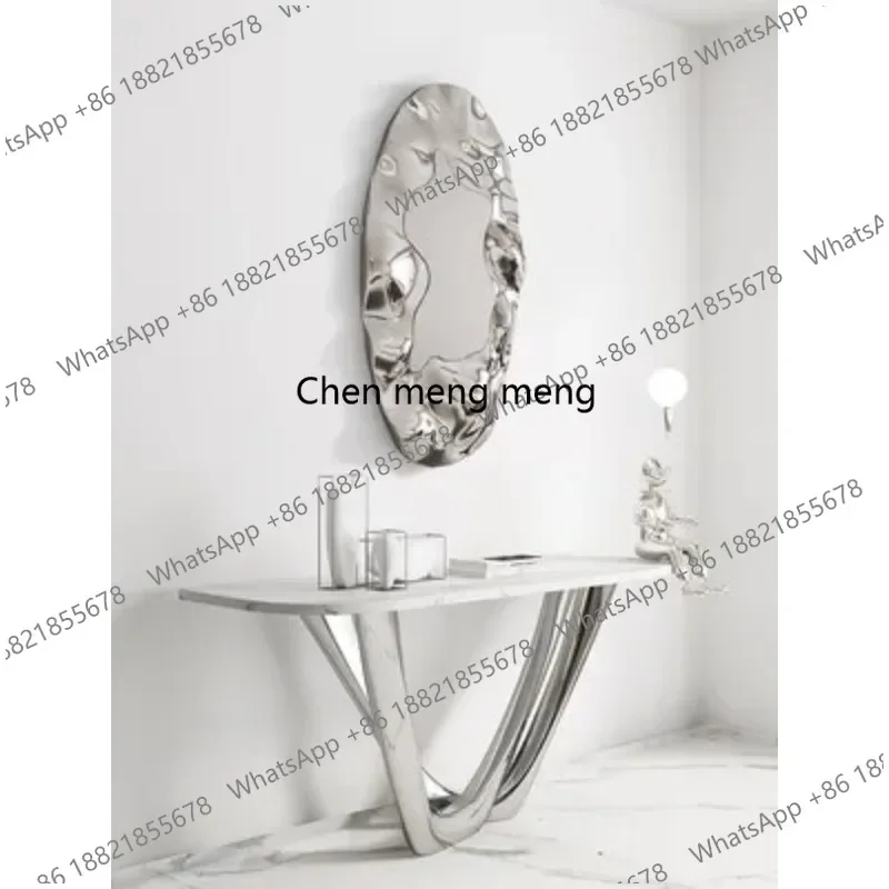 E182 Stainless Steel Oval Mirror Wall Decoration, Designer Art Installation, Large Space, Sales Office
E182 Stainless Steel Oval Mirror Wall Decoration, Designer Art Installation, Large Space, Sales Office