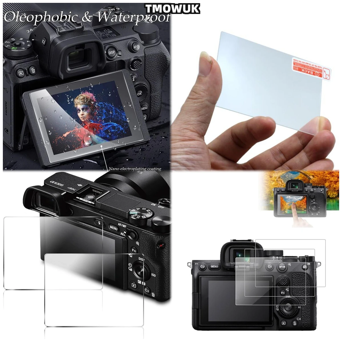 Sony A7RII A7RIII A7R4 A7R4A A7SMII A7RMII A7MII A7MIII 9H Hardness Tempered Glass Screen Protector Ultra-Clear
Sony A7RII A7RIII A7R4 A7R4A A7SMII A7RMII A7MII A7MIII 9H Hardness Tempered Glass Screen Protector Ultra-Clear