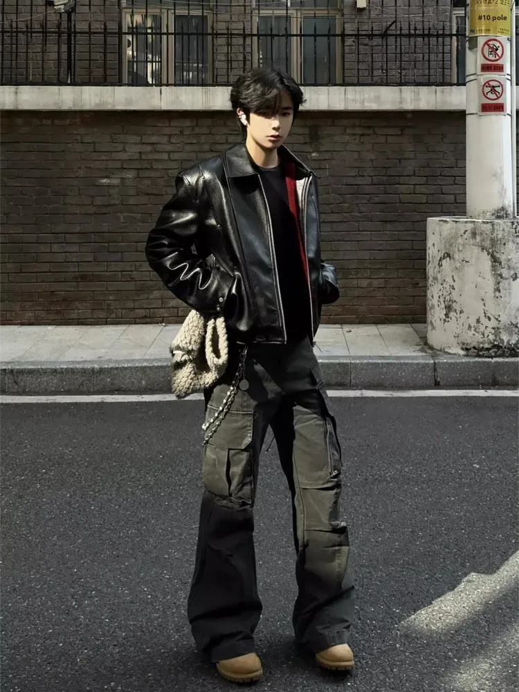 Теплое мужское байкерское пальто из искусственной кожи, зимнее пальто с имитацией американского меха, длинное пальто на молнии
Теплое мужское байкерское пальто из искусственной кожи, зимнее пальто с имитацией американского меха, длинное пальто на молнии