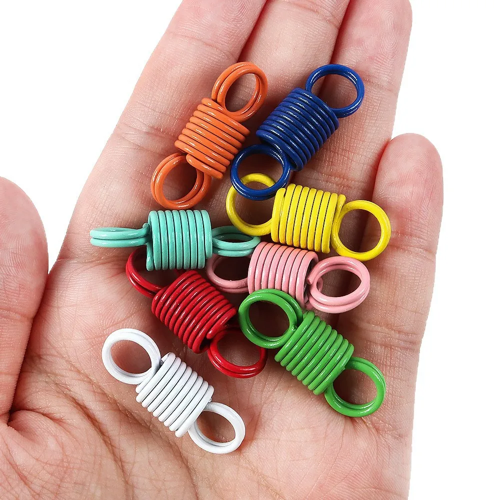 1pcs Coil Spring Lobster Key Clasps Snap Hook Label Hand Tag Doll Connector For Jewelry Bracelets Making DIY Accessories
1pcs Coil Spring Lobster Key Clasps Snap Hook Label Hand Tag Doll Connector For Jewelry Bracelets Making DIY Accessories