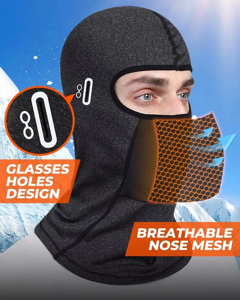 Warm Thermal Balaclava Thermal Ski Riding Full Face Mask Winter Windproof Fleece Scarf Cap Men Women Motorcycle Fishing Hunting
Warm Thermal Balaclava Thermal Ski Riding Full Face Mask Winter Windproof Fleece Scarf Cap Men Women Motorcycle Fishing Hunting