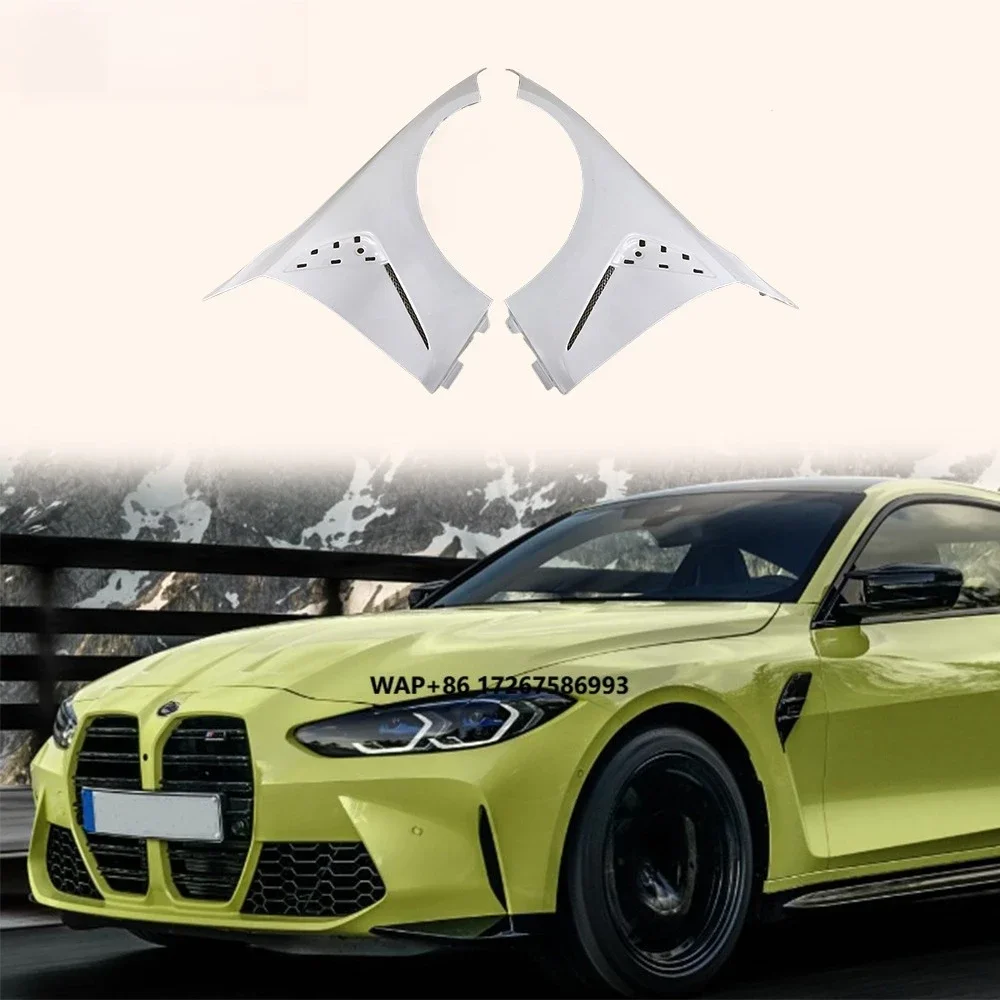 For 2021+ G80 M3 2 Door OEM Style Fiberglass Unpaint Vented Front Fender
For 2021+ G80 M3 2 Door OEM Style Fiberglass Unpaint Vented Front Fender