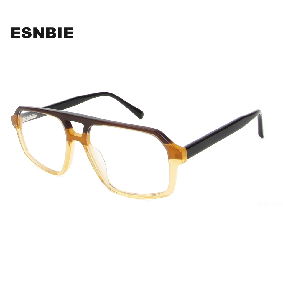 Unisex Acetate Pilot Glasses Frame For Women Double Bridge Aviation Optical Glasses Men Eyewear Frames Monturas De Lentes Hombre
Unisex Acetate Pilot Glasses Frame For Women Double Bridge Aviation Optical Glasses Men Eyewear Frames Monturas De Lentes Hombre