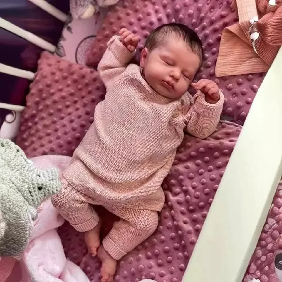 NPK 19inch Loulou Soft Body Newborn Baby Reborn Doll Lifelike Soft Touch Cuddly Baby Multiple Layers Painting 3D Skin
NPK 19inch Loulou Soft Body Newborn Baby Reborn Doll Lifelike Soft Touch Cuddly Baby Multiple Layers Painting 3D Skin