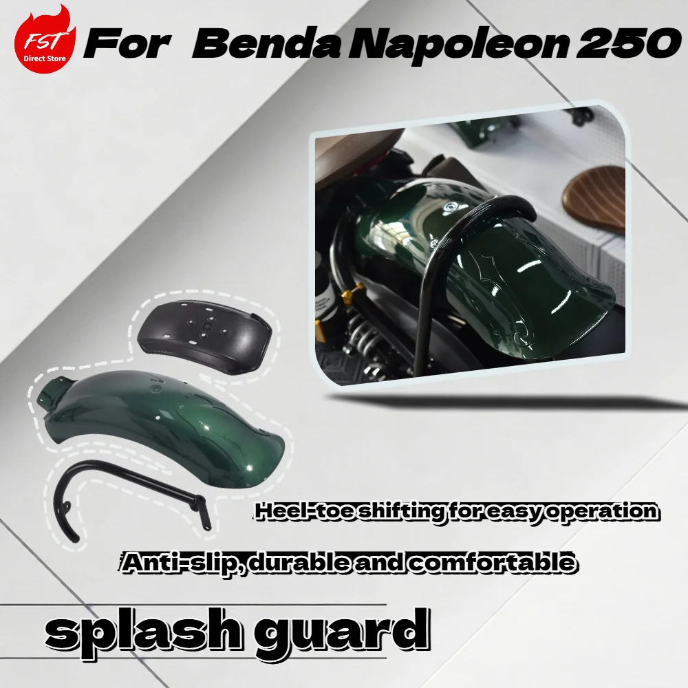 For Benda Napoleon Bob 250 Motorcycle Retro Extended Rear Mudguard Anti-Dirt Splash Wear-Resistant Plastic Fender Accessories
For Benda Napoleon Bob 250 Motorcycle Retro Extended Rear Mudguard Anti-Dirt Splash Wear-Resistant Plastic Fender Accessories
