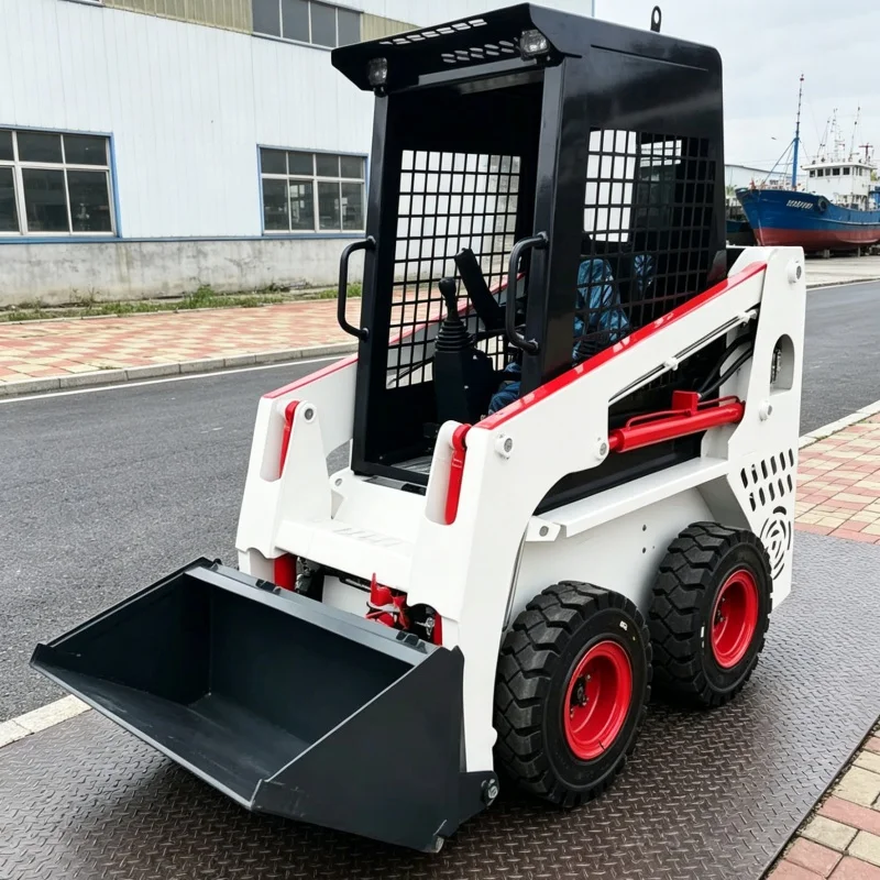 Customized CE/EMC Certified Multifunctional Skid Steer, Ride-on Loader, Construction Loading & Unloading Skid Steer Loader
Customized CE/EMC Certified Multifunctional Skid Steer, Ride-on Loader, Construction Loading & Unloading Skid Steer Loader