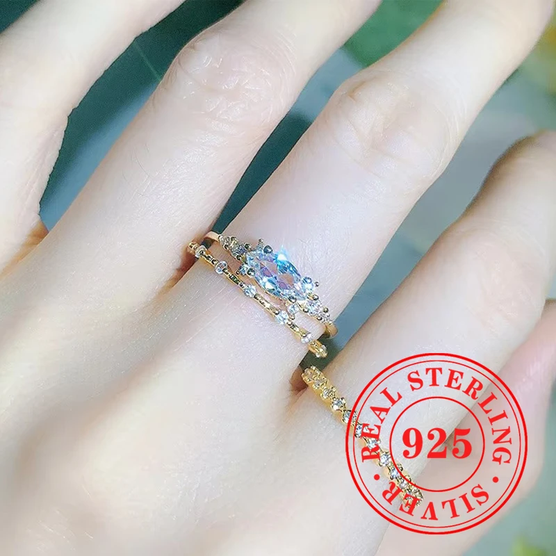 Huitan 2024 New Fashion Women's 925 Sterling Silver Sparkling 3 Pc/Set Novel Finger Accessories Chic Wedding Anniversary Jewelry
Huitan 2024 New Fashion Women's 925 Sterling Silver Sparkling 3 Pc/Set Novel Finger Accessories Chic Wedding Anniversary Jewelry