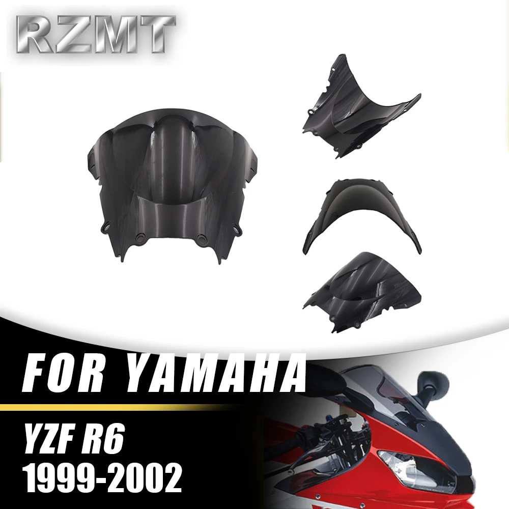 YZFR6 Front Double Bubble Wind Deflector Windscreen For YAMAHA YZF-R6 1999-2002 2000 2001 Motorcycle Accessories Windshield
YZFR6 Front Double Bubble Wind Deflector Windscreen For YAMAHA YZF-R6 1999-2002 2000 2001 Motorcycle Accessories Windshield
