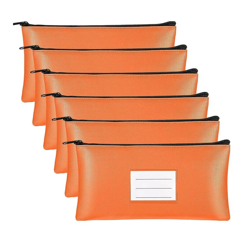 6PC Money Bags With Zipper Security Bank Deposit Bag Money Bag Receipt Holder For Cash Coins Cosmetic Paper Money Tool Durable B
6PC Money Bags With Zipper Security Bank Deposit Bag Money Bag Receipt Holder For Cash Coins Cosmetic Paper Money Tool Durable B
