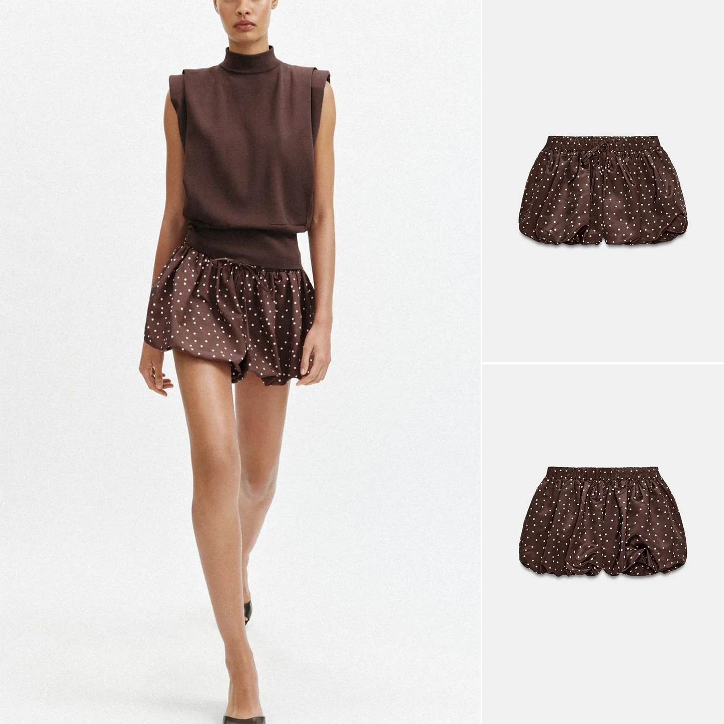 Summer New Women's Casual Style Mid-Waist Elastic Bow Wave Dot Balloon Skirt Pants Polyester Fiber Loose Fit Style
Summer New Women's Casual Style Mid-Waist Elastic Bow Wave Dot Balloon Skirt Pants Polyester Fiber Loose Fit Style