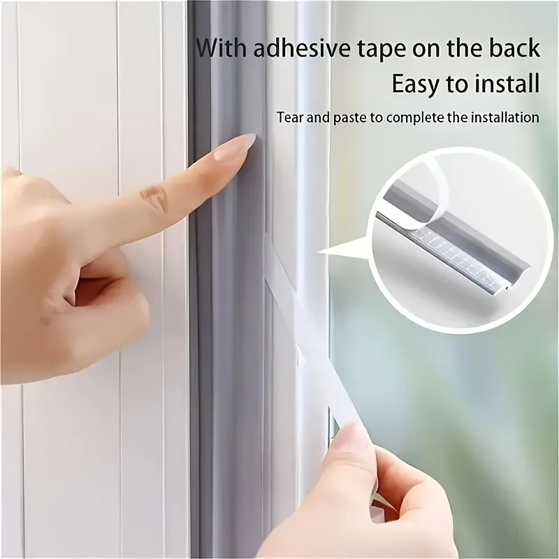 Window Sealing Strip Anti Wind Leakage Heat Preservation Window Sealing Sound Insulation Rubber Strip Door Gap Sealing Tool
Window Sealing Strip Anti Wind Leakage Heat Preservation Window Sealing Sound Insulation Rubber Strip Door Gap Sealing Tool
