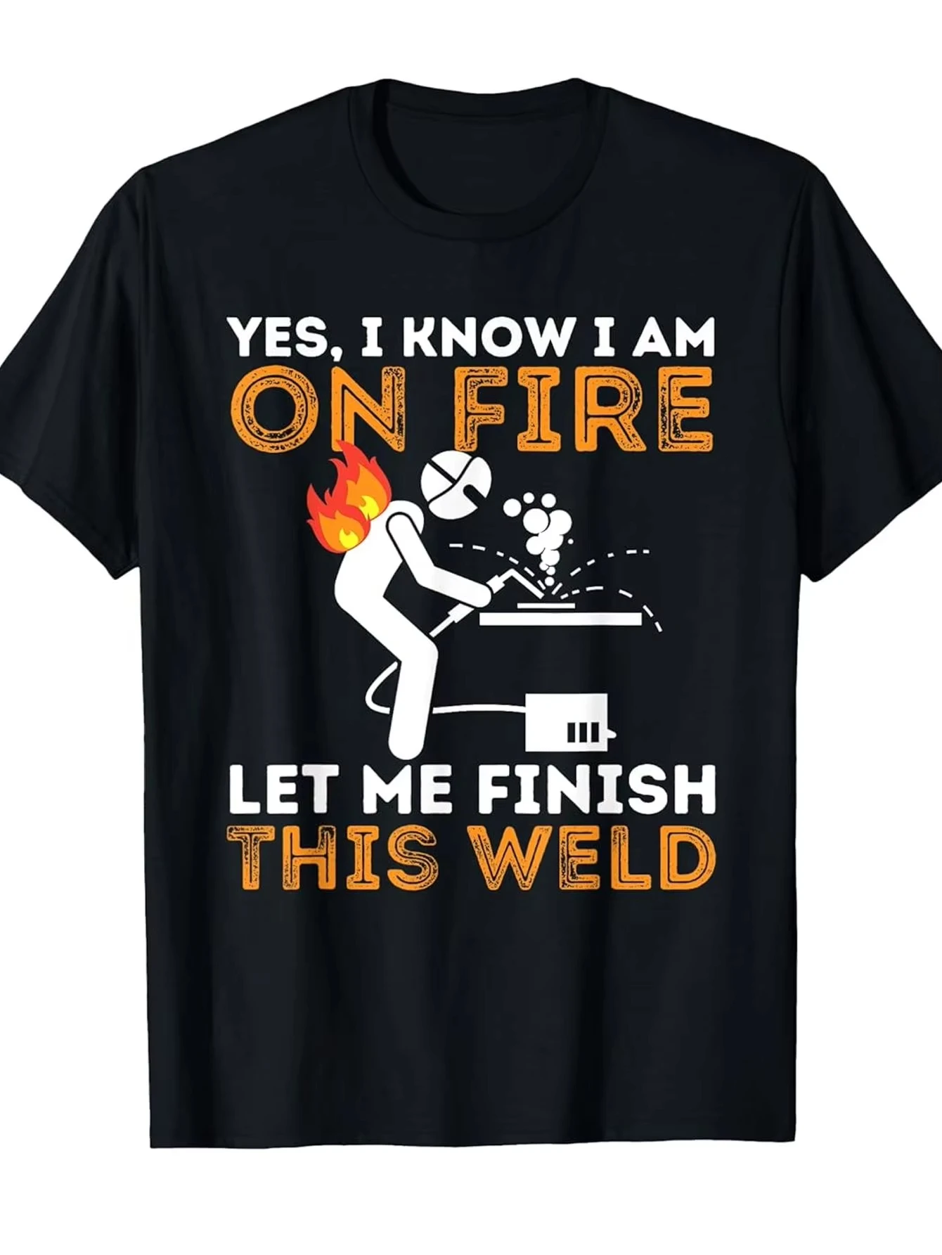 Забавная футболка с изображением шуток сварщика 2026 — футболка с рисунком «Yes I Know I'm on Fire», подходящая для сверхмощных сварщиков
Забавная футболка с изображением шуток сварщика 2026 — футболка с рисунком «Yes I Know I'm on Fire», подходящая для сверхмощных сварщиков