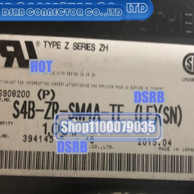 50pcs/lot S4B-ZR-SM4A-TF(LF)(SN) 4P 1.5MM legs width 100% New and Original
50pcs/lot S4B-ZR-SM4A-TF(LF)(SN) 4P 1.5MM legs width 100% New and Original