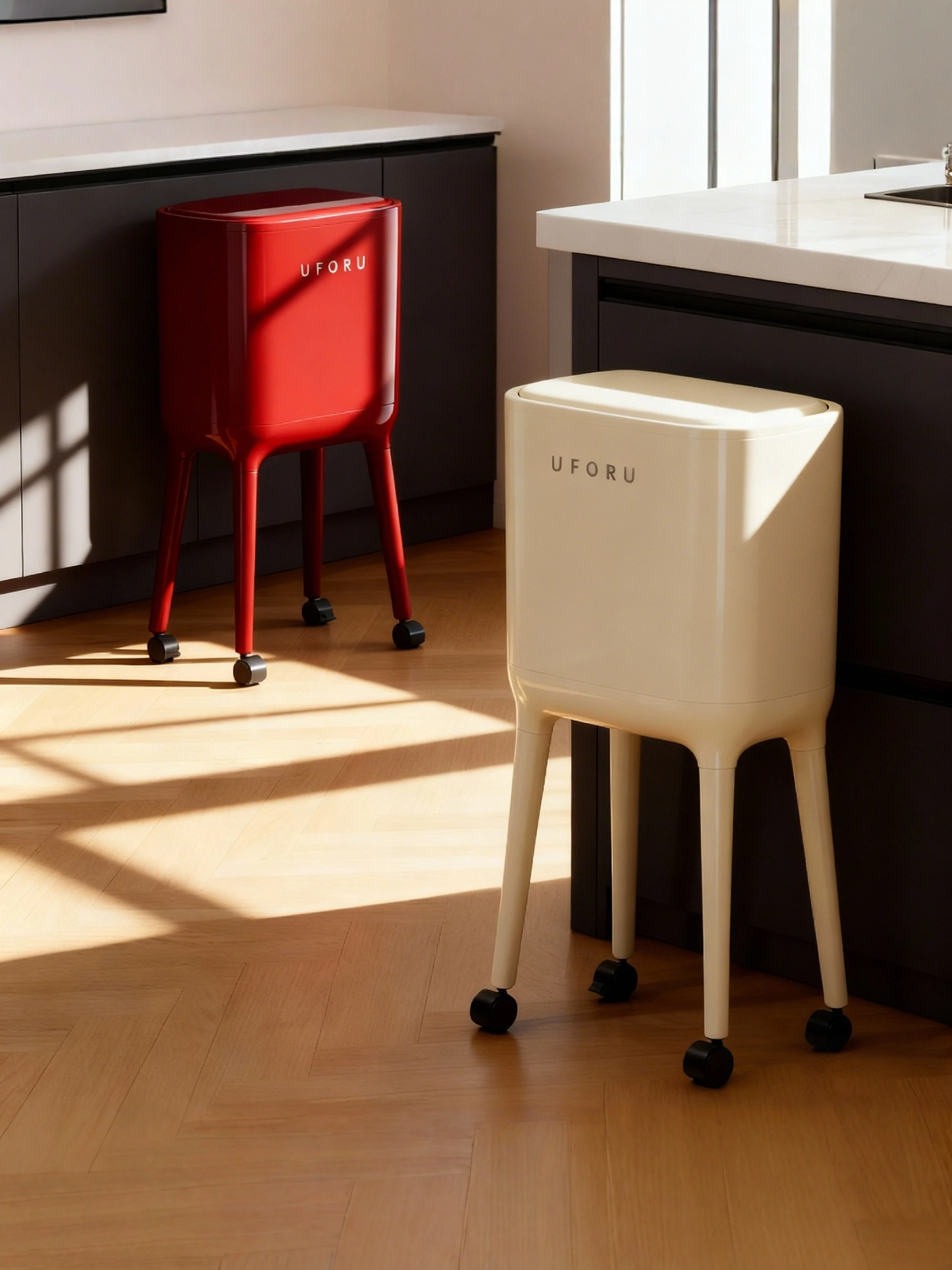 Ele High-Legged Kitchen Tra Can Long-Legged Floor Standing Waste Bin Easy-To-Use Household Garbage Can for Living Room
Ele High-Legged Kitchen Tra Can Long-Legged Floor Standing Waste Bin Easy-To-Use Household Garbage Can for Living Room