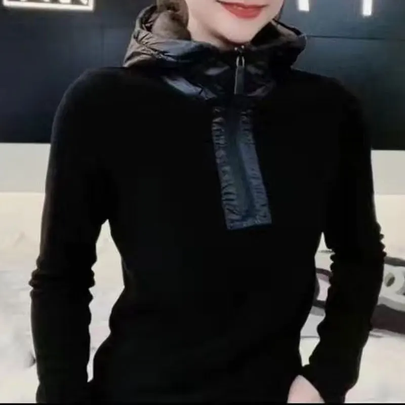 Весенне-осенние универсальные толстовки с длинными рукавами, модные пуловеры на молнии с капюшоном, женская одежда, тонкий однотонный цвет
Весенне-осенние универсальные толстовки с длинными рукавами, модные пуловеры на молнии с капюшоном, женская одежда, тонкий однотонный цвет