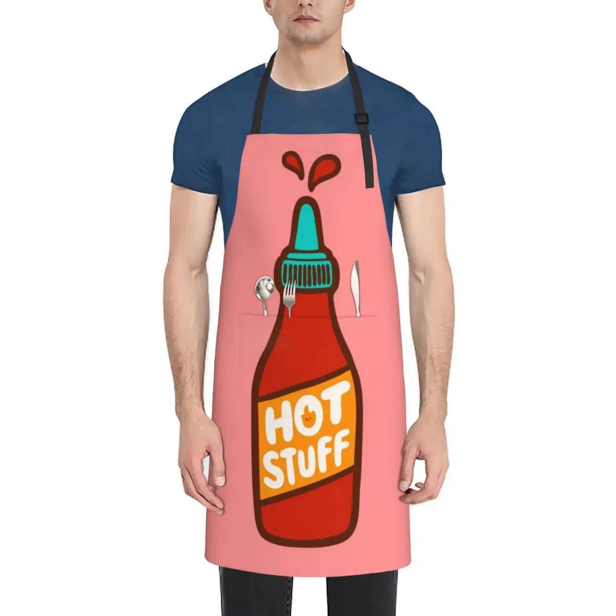 Hot Stuff Hot Sauce Pattern in Peachy Pink Apron Dress Kitchen For Men kitchen clothes Apron
Hot Stuff Hot Sauce Pattern in Peachy Pink Apron Dress Kitchen For Men kitchen clothes Apron