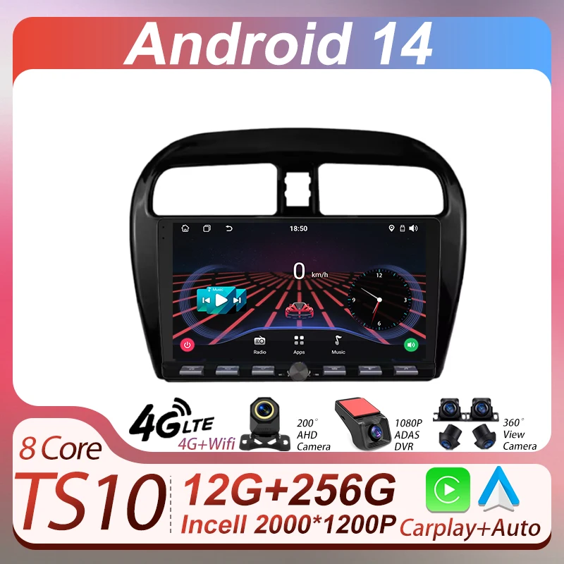 2 Din Android Auto Car Radio Stereo For Mitsubishi Mirage Attrage 2012-2018 Multimedia Video Player Carplay Autoradio GPS BT
2 Din Android Auto Car Radio Stereo For Mitsubishi Mirage Attrage 2012-2018 Multimedia Video Player Carplay Autoradio GPS BT