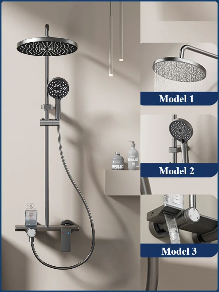 Knob Type Three Ways Water Outlet Sunflower Shower System Wall Mounted Bathroom Shower Faucet Set Rainlfall Bathroom Shower Set
Knob Type Three Ways Water Outlet Sunflower Shower System Wall Mounted Bathroom Shower Faucet Set Rainlfall Bathroom Shower Set