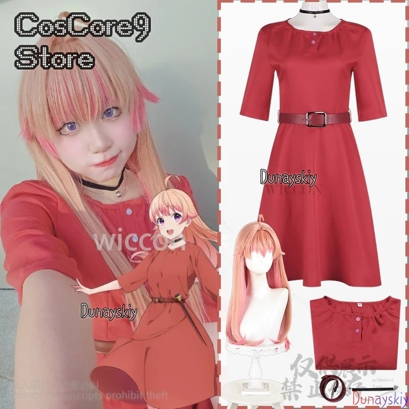 New Anime WITCH WATCH Cosplay Wakatsuki Nico Costume Red Dress Belt Neck Kawaii Cute Jirai Kei Girls Japanese Lolita Customized
New Anime WITCH WATCH Cosplay Wakatsuki Nico Costume Red Dress Belt Neck Kawaii Cute Jirai Kei Girls Japanese Lolita Customized
