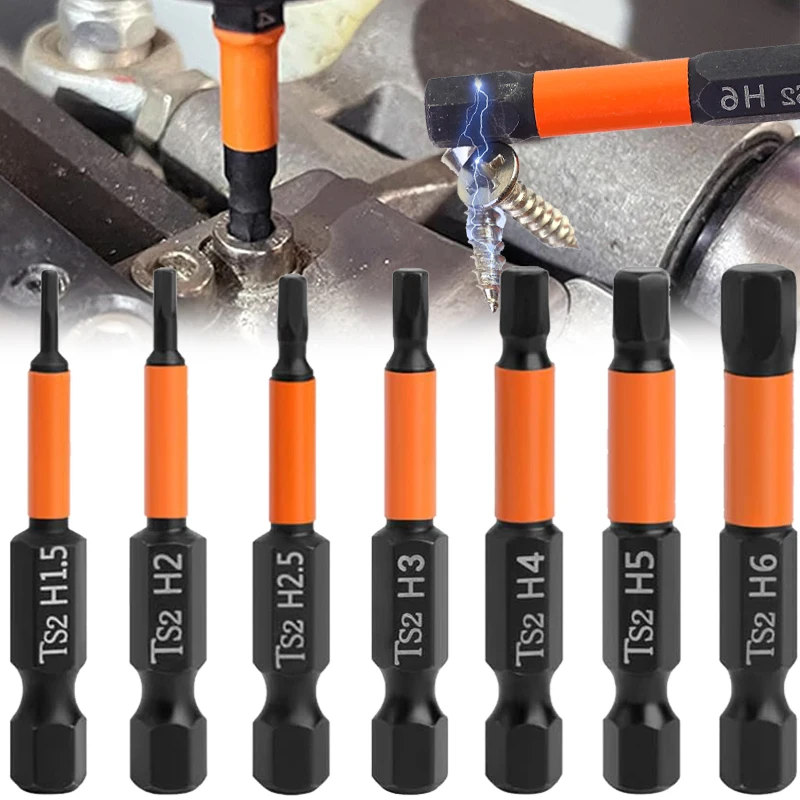 7/1pc Steel Magnetic Screwdriver Bit Set Hex Shank Impact Screw Driver Drill Bits 50mm Hex Head Screwdriver Power Drill Bit
7/1pc Steel Magnetic Screwdriver Bit Set Hex Shank Impact Screw Driver Drill Bits 50mm Hex Head Screwdriver Power Drill Bit