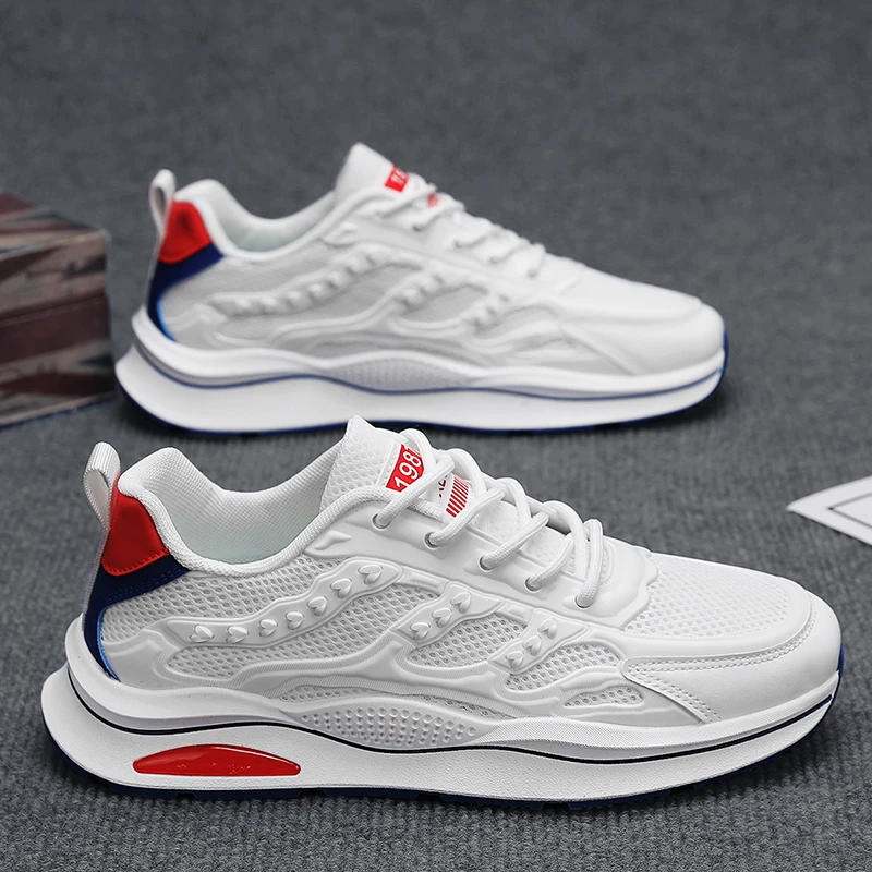 Men's Summer Breathable Mesh Sports Shoes Trendy All-Match Thick Bottom Casual Fashion Sneakers Comfortable Low Top Shoes
Men's Summer Breathable Mesh Sports Shoes Trendy All-Match Thick Bottom Casual Fashion Sneakers Comfortable Low Top Shoes